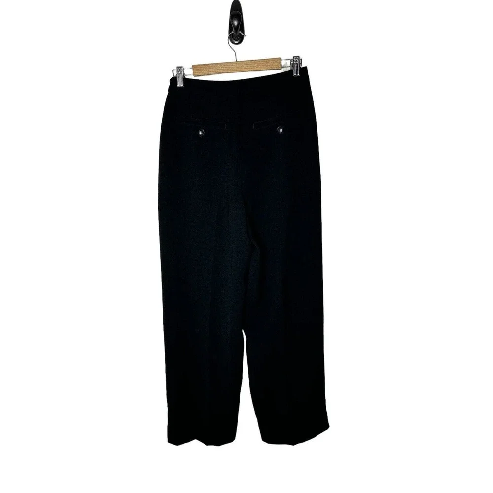 Madewell Rosedale Crepe Pant 4 High Rise Straight Leg Wrinkle Resistant - Picture 10 of 13